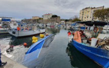 Ajaccio : un bateau coule au quai des pêcheurs