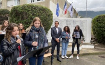 VIDEO- Bastia : le lycée Giocante de Casabianca commémore l'armistice