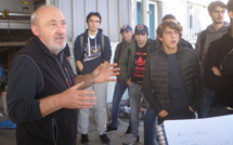 Les élèves du lycée maritime et aquacole de Bastia en immersion...à l’étang de Diana