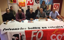 CGT, FO, FSU, STC et UNSA Corse contre la réforme des retraites