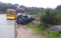 Corbara : Un accident de la route fait deux blessés