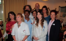 Goûter de Noël à l'unité de longs séjours du centre hospitalier Calvi-Balagne