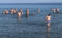 Grand succès pour le bain du 1er janvier à Lisula