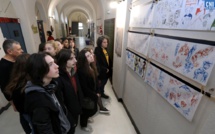 Lycée de Sartene : la « prépa » aux écoles supérieures d’arts expose au rectorat