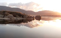 La photo du jour : coucher de soleil à l'embouchure du Rizzanese