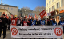 EN IMAGES- A Bastia, la mobilisation contre la réforme des retraites ne faiblit pas