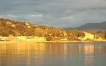 La photo du jour : Porto Pollo un après midi d'hiver 