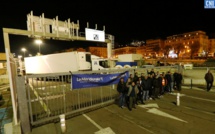 Les marins de la Méridionale, en grève, bloquent le port d'Ajaccio