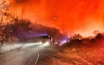 Les vents violents attisent plusieurs incendies en Haute-Corse 