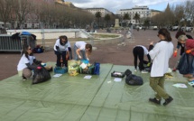 Une nouvelle action d’Extinction Rebellion pour sensibiliser les bastiais au tri 