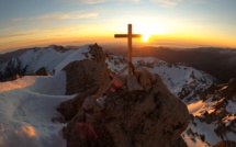 La photo du jour : lever de soleil sur le monte Rotondu 