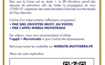 Ajaccio : suspension de la vente de tickets à bord des bus 