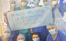 Face au coronavirus, les infirmiers du service réanimation d'Ajaccio appellent à ne pas aller voter 