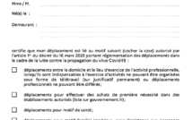 Coronavirus : à quoi ressemble l'attestation de déplacement dérogatoire