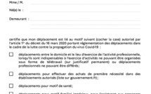 Confinement : téléchargez l’ attestation de déplacement dérogatoire