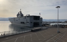 Coronavirus : le "Tonnerre" est arrivé à Ajaccio pour évacuer des malades