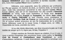 Hommages à Lucien Felli