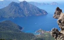 La photo du jour : Depuis le monte Seninu au dessus de Girolata