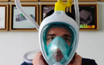 Coronavirus. En Italie le masque de plongée Decathlon se transforme en respirateur
