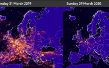 VIDEO - Le Covid-19 a vidé le ciel d'Europe 