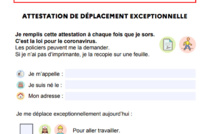 Coronavirus : téléchargez l'attestation de sortie simplifiée