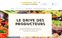 A Bastia le marché se transforme en drive 