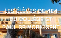 Covid-19 -Soutenons les héros du quotidien : l'hommage du collège Saint-Paul d'Ajaccio