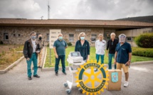 Le Rotary Club Calvi-Balagne remet un chèque de 4 018€ au centre hospitalier Calvi-Balagne