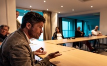 Jean-Félix Acquaviva à la première réunion du Collectif des socioprofessionnels de Balagne