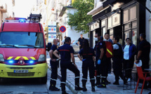Bastia : déploiement de forces de police boulevard De Gaulle