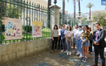 EN IMAGES - Le lycée Clemenceau de Sartène fait rimer l'art avec les gestes barrières 