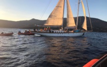 Début d'incendie sur un voilier de 23 mètres : la SNSM de Pruprià à la rescousse