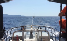 Hélitreuillage du propriétaire d'un voilier et intervention de la SNSM à Porto