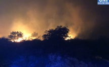 VIDEO - Felicetu : impressionnantes flammes dans la nuit