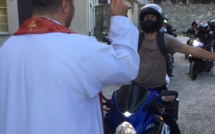 Saint Christophe : bénédiction des motos à Notre Dame de Lourdes de Bastia