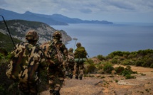 Exercice militaire " Vent d'automne" en Balagne 