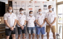 Départ de la course The Crossing Calvi - Monaco  Water Bike Challenge