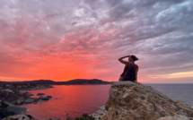 La photo du jour : les couleurs magnifiques du ciel de Calvi
