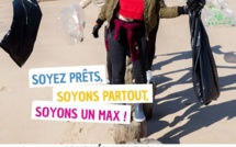 Opération de nettoyage de la plage du Ricantu