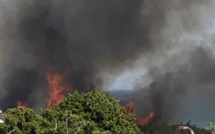 Bastia : un incendie éclate à proximité de station de gaz de l'Arinella