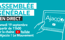 L’assemblée générale d'Ajaccio ! Le Mouvement diffusée sur YouTube