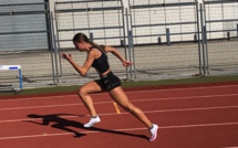 Morgane Cleret (CA Bastia) deuxième sprinteuse française