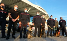 Tempête Alex : Trois chiens du SIS 2A en renfort vers les Alpes-Maritimes