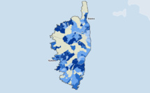 Covid-19 en Corse : découvrez la carte de l’épidémie à l’échelle des communes