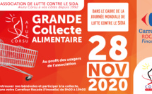 A Ajaccio l'association Aiutu Corsu organise une collecte pour la Journée Mondiale de lutte contre le Sida