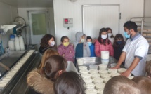 Les élèves d'Oletta à la découverte de l'élevage ovin et caprin 