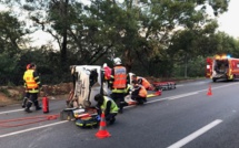 Une automobiliste gravement blessée à Lumiu