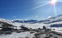 La photo du jour : le lac de Ninu gelé