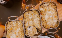 A table : Coquillettes truffées gratinées au parmesan avec… La petite cuisine de Marie