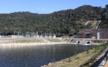 La première turbine du barrage du Rizzanese en service